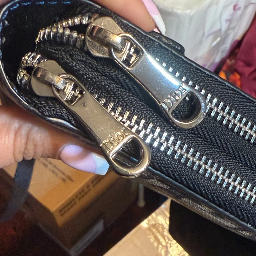 Monogram Black and Gray Wallet - Picture 2 of 4